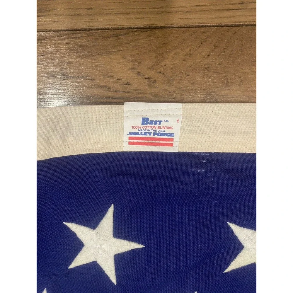 BEST Valley Forge Flag Company 50 Star Flag 9x5’ Large Big American Flag USA
